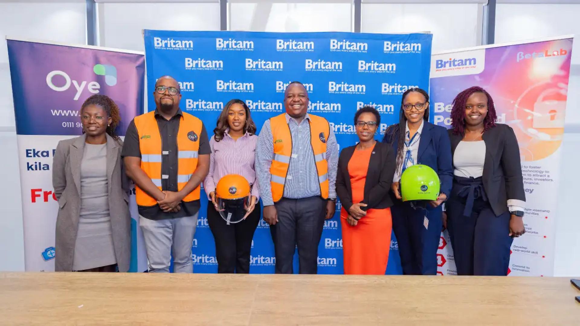 Britam’s BetaLab Backs Oye to Power Boda Riders with Insurance and Fuel Credit